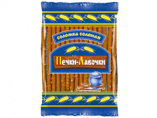 Мучные полоски ОРАНЖЕВЫЕ со вкусом говядины 76 гр: Соломка соленая 