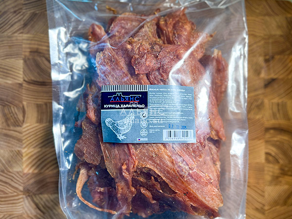 Мясо (АЛЬЯНС) вяленое курица 500гр "С халапеньо" в Туле
