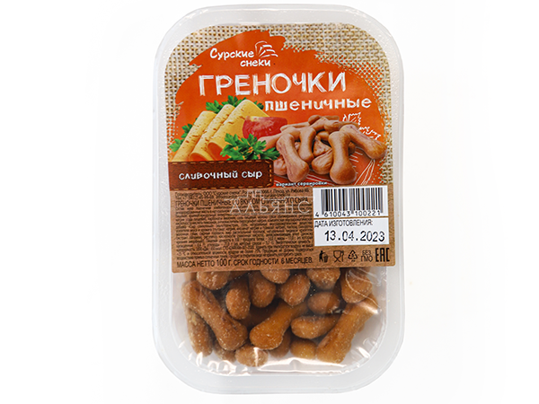 Сурские (ПШЕНИЧНЫЕ) Сливочный сыр (100 гр) в Туле