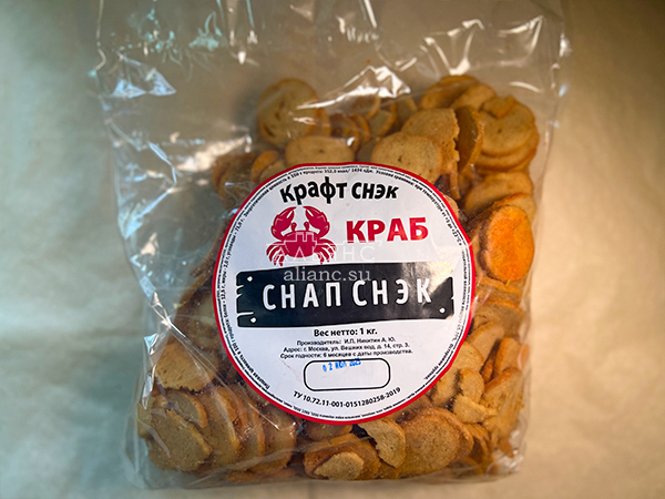 Снапсы ПШЕНИЧНЫЕ "Краб" в Туле