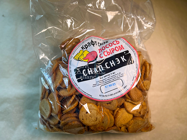 Снапсы ПШЕНИЧНЫЕ "Лосось с сыром" в Туле