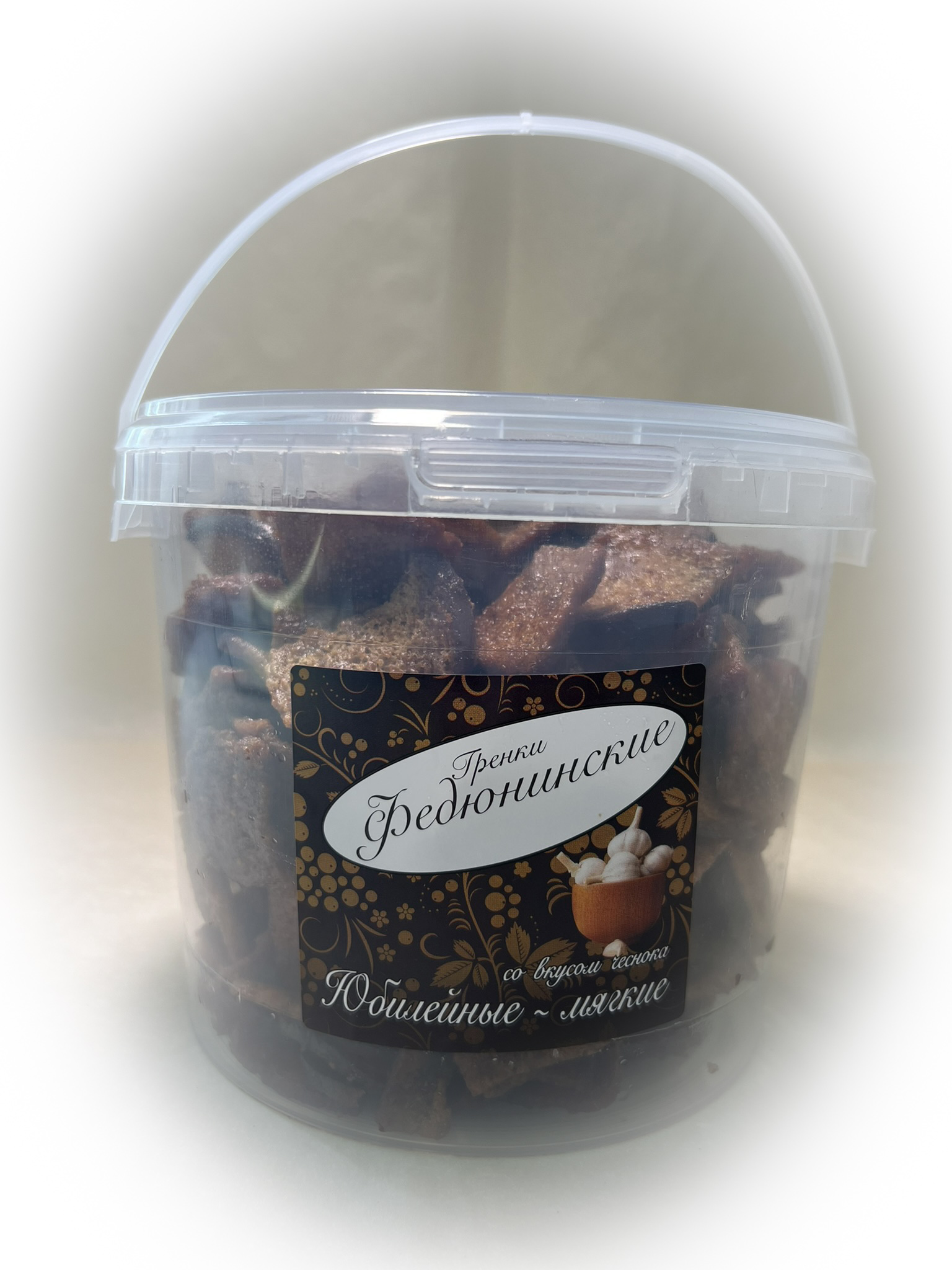 Гренки "ФЕДЮНИНСКИЕ" "Чеснок" (ведро 900 гр.) в Туле