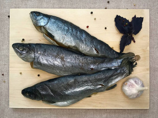 Икра воблы вяленая: Форель радужная вяленая