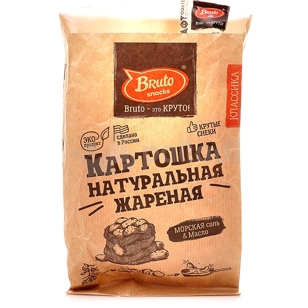 Картофель «Бруто» с солью 70 гр. в Туле