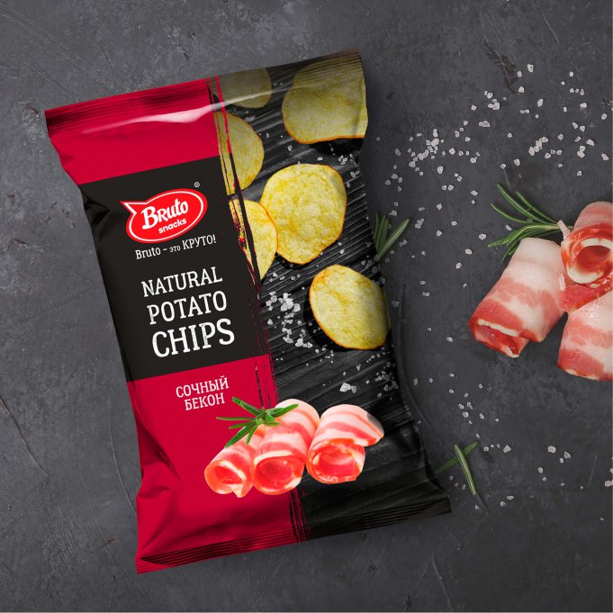 Картофель «Бруто» со вкусом бекона 70 гр. в Туле