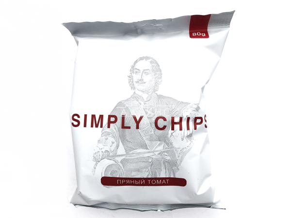 Картофельные чипсы "Simple chips" Пряный томат 80 гр. в Туле